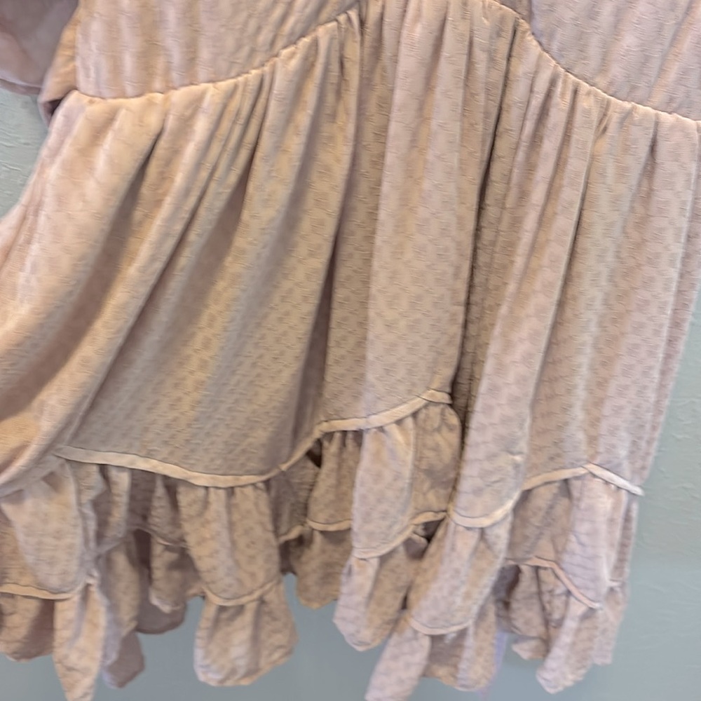Boutique Storia Dusty Rose Midi Dress Boho Style Women’s Size Medium - Picture 7 of 11
